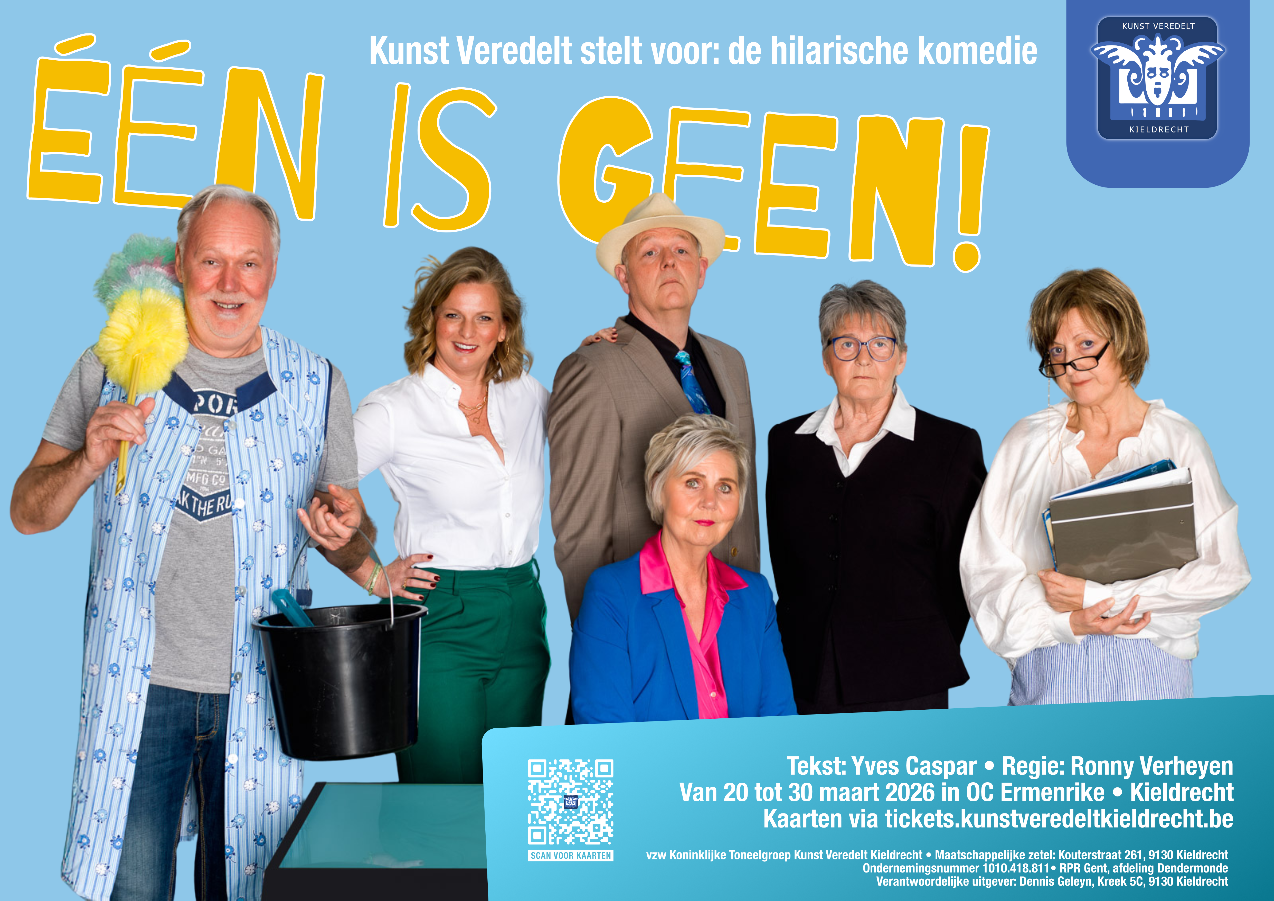 Affiche "Één is geen!"