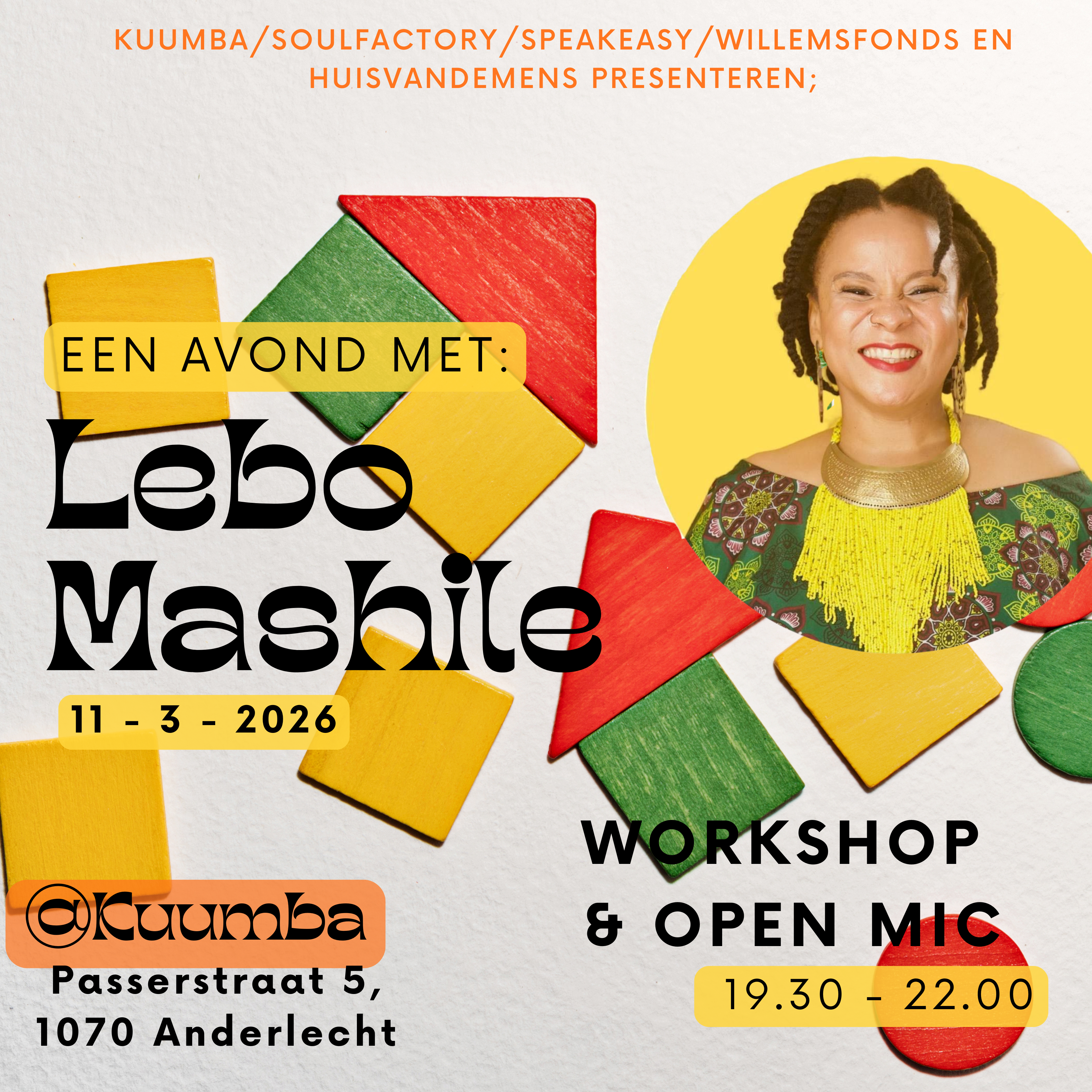 Lebo Mashile workshop en open mic