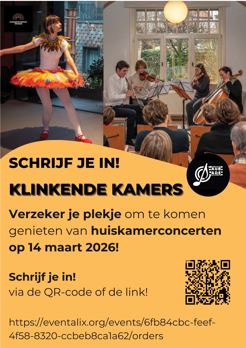 Klinkende Kamers Brugge 2026