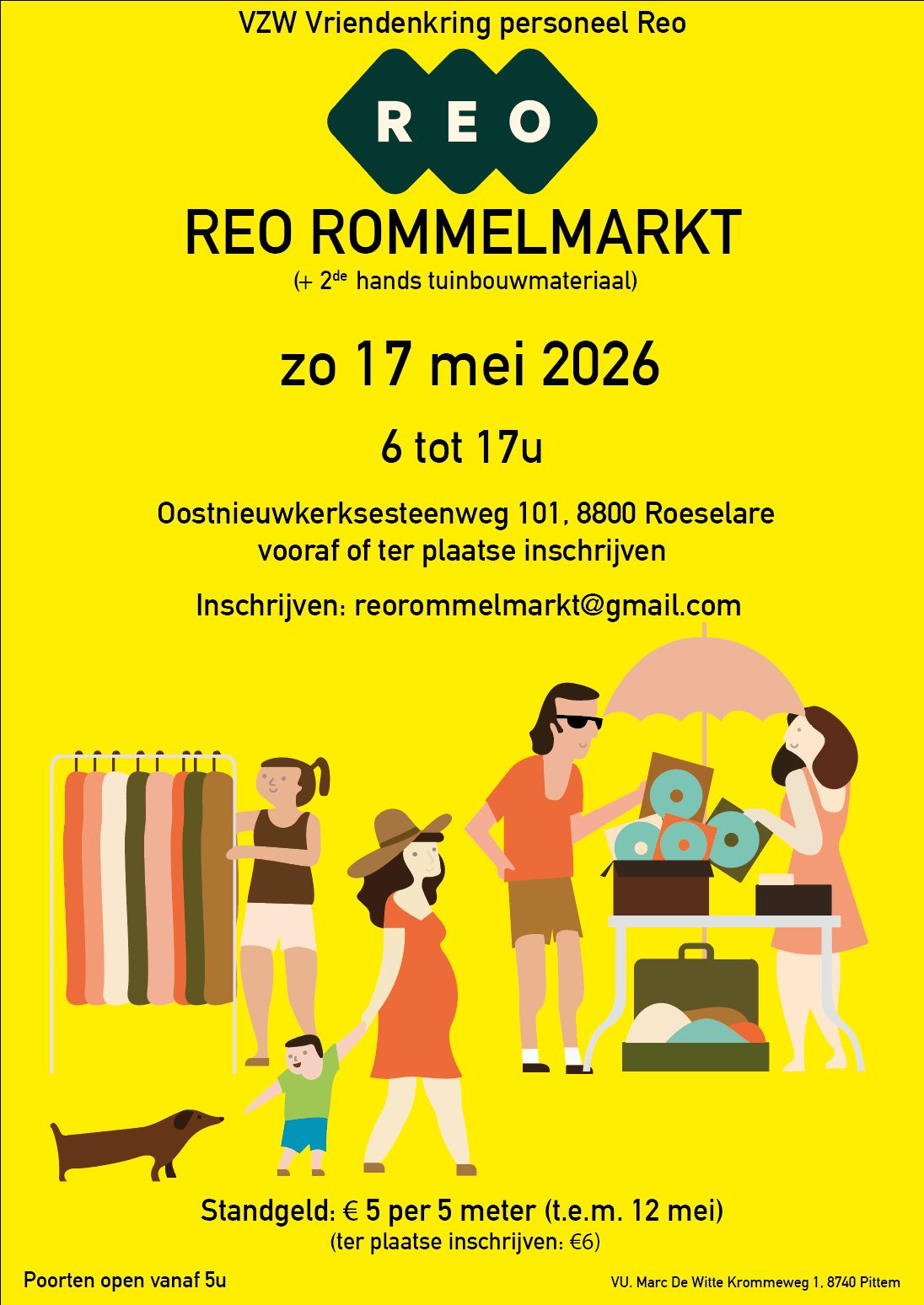 affiche rommelmarkt