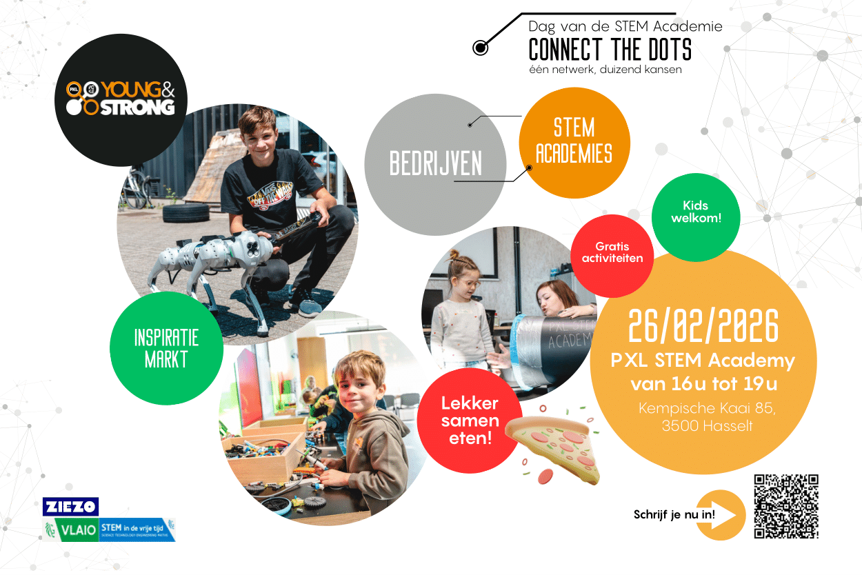 Dag van de STEM Academies “Connect the Dots” PXL VOKA Young & Strong 