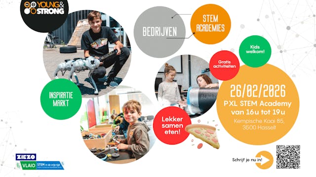 Dag van de STEM Academies “Connect the Dots” PXL VOKA Young & Strong
