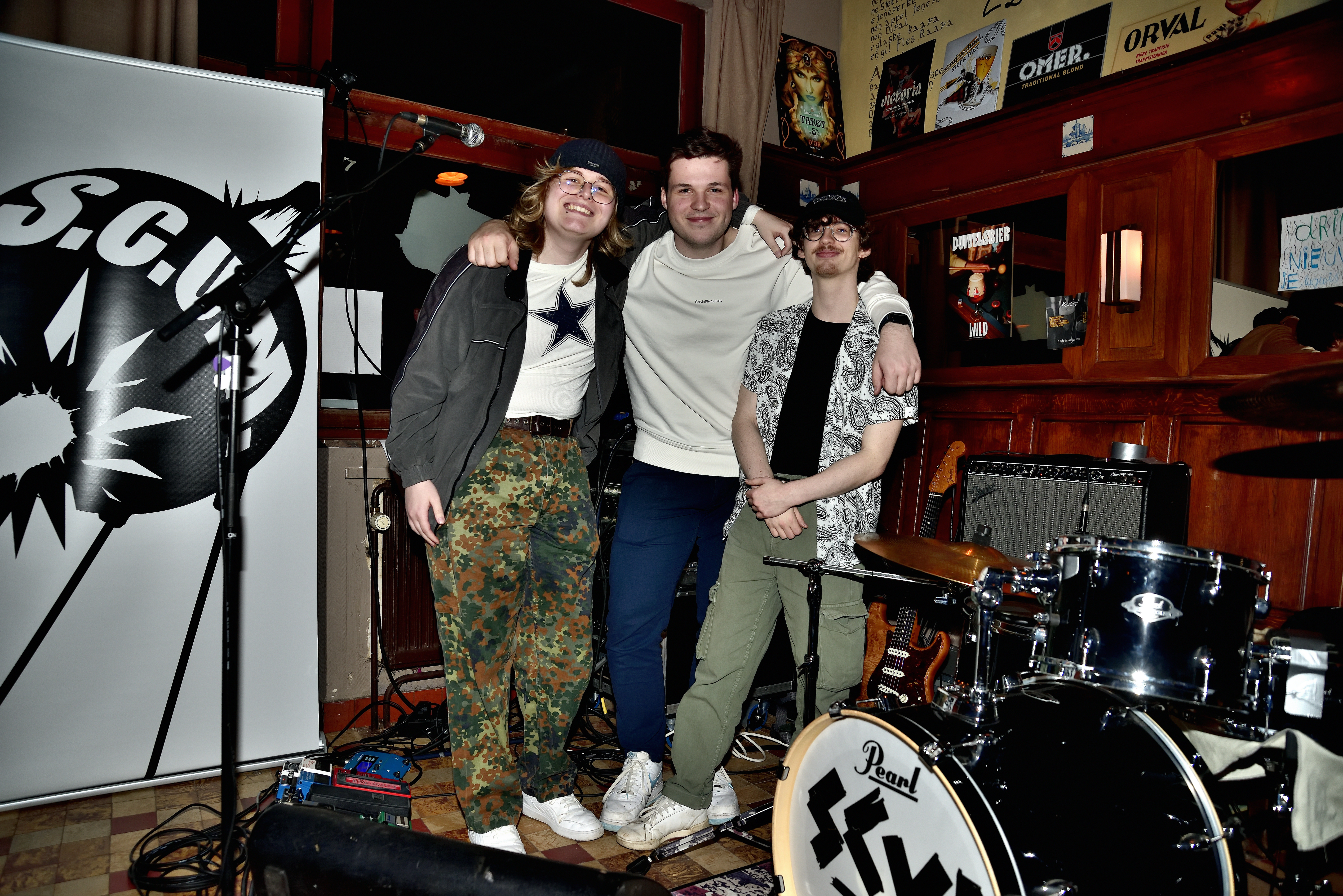 Sputnik Scum in Café De Sleutel in Halle voor Zenne Op Toer 2025.