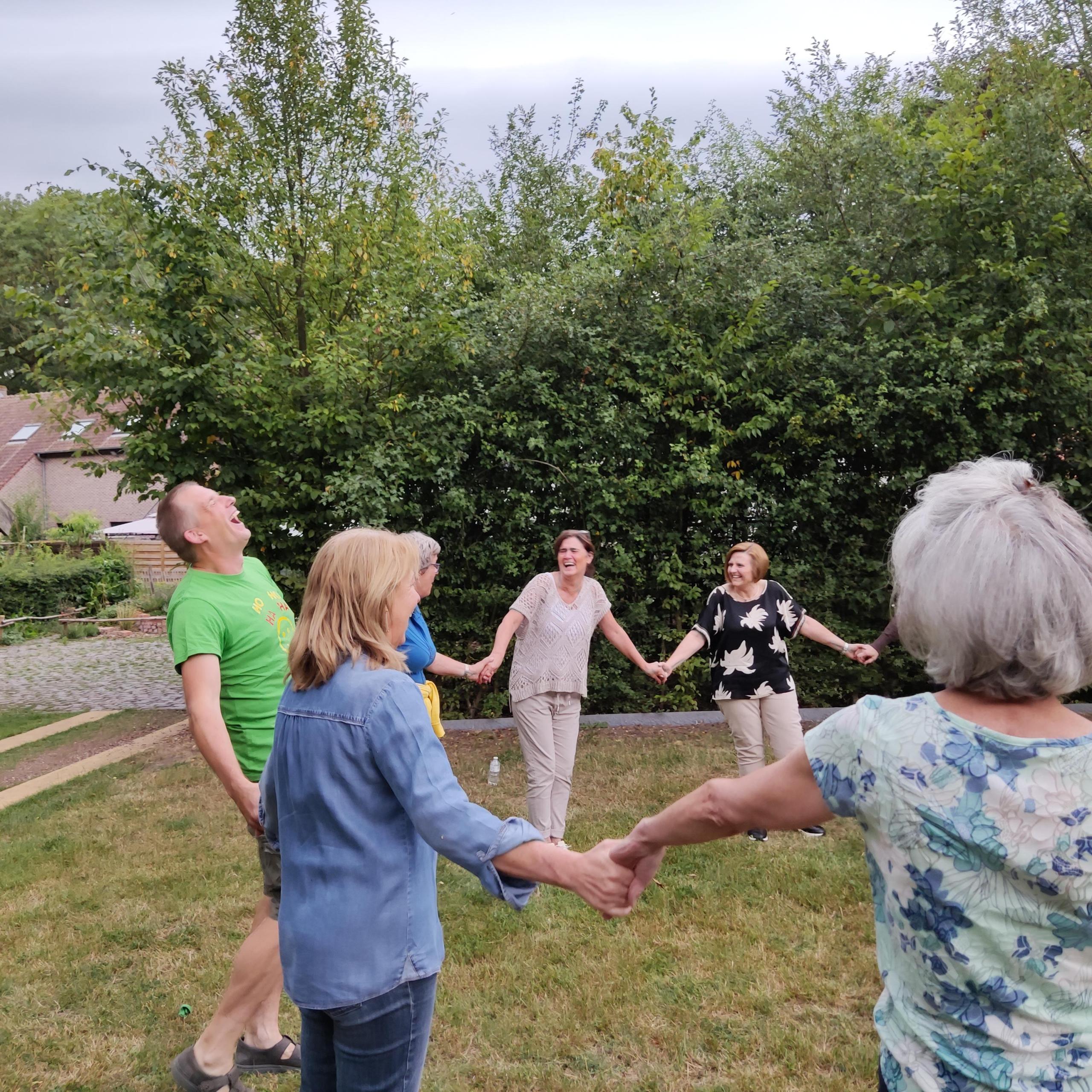 lachactiviteit, samenlachen