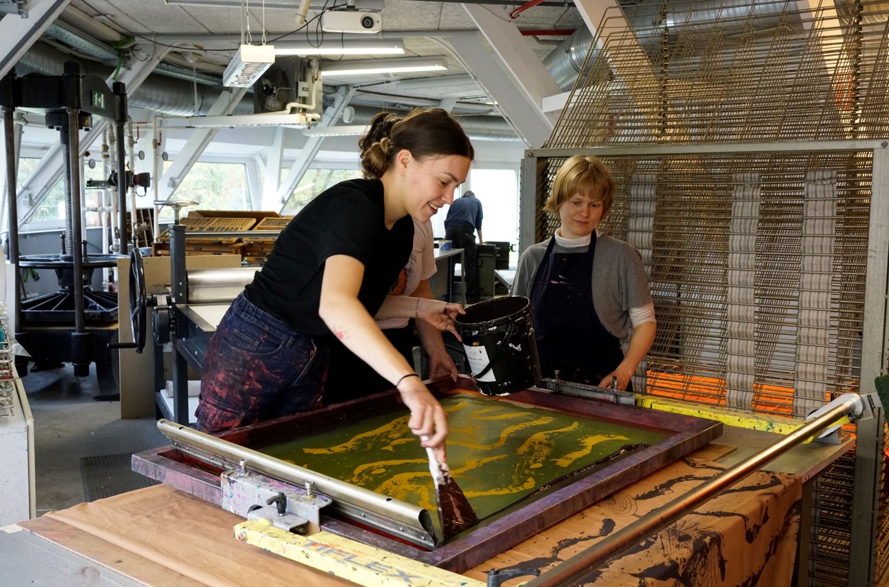 Workshop zeefdrukken