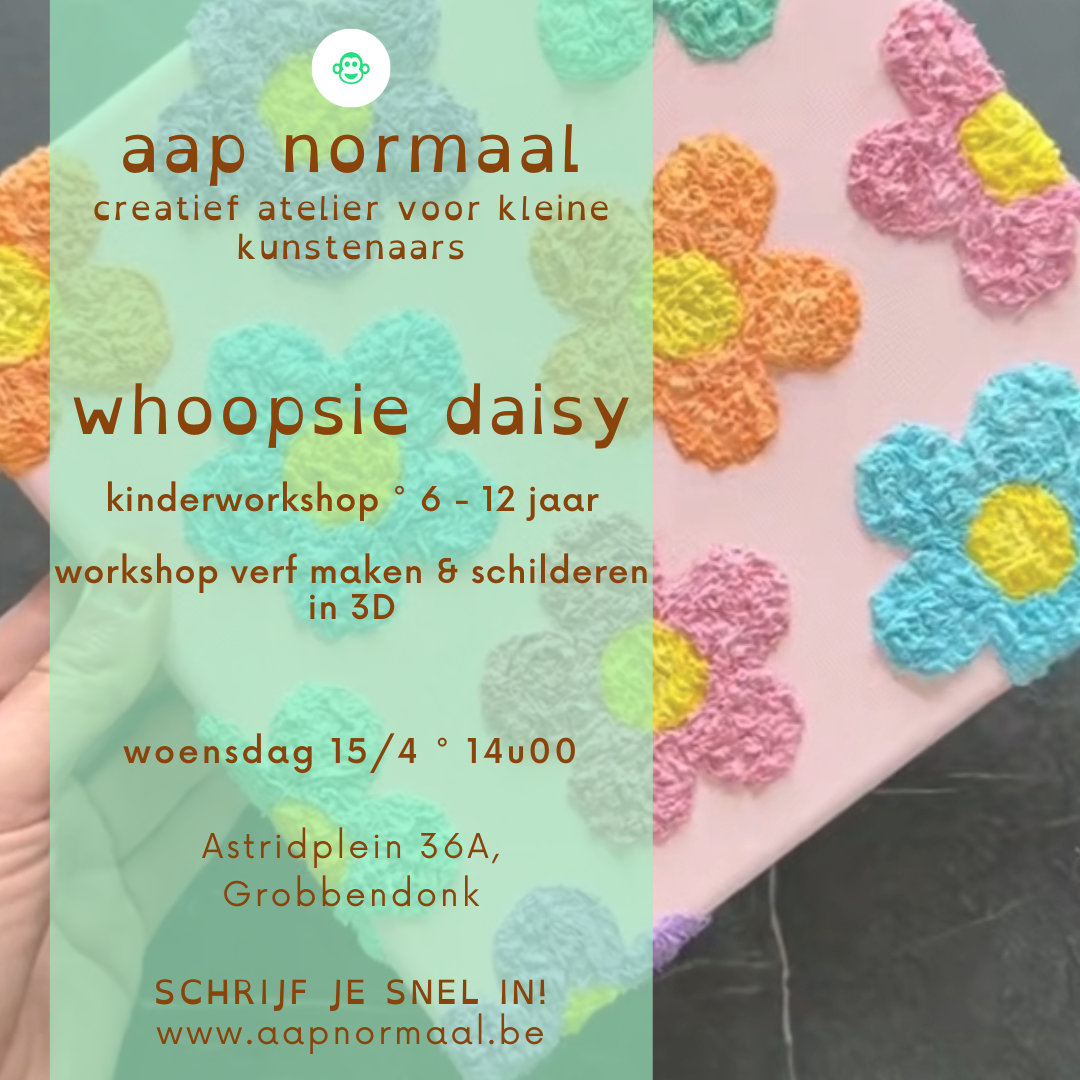 kinderworkshop "Whoopsie Daisy"