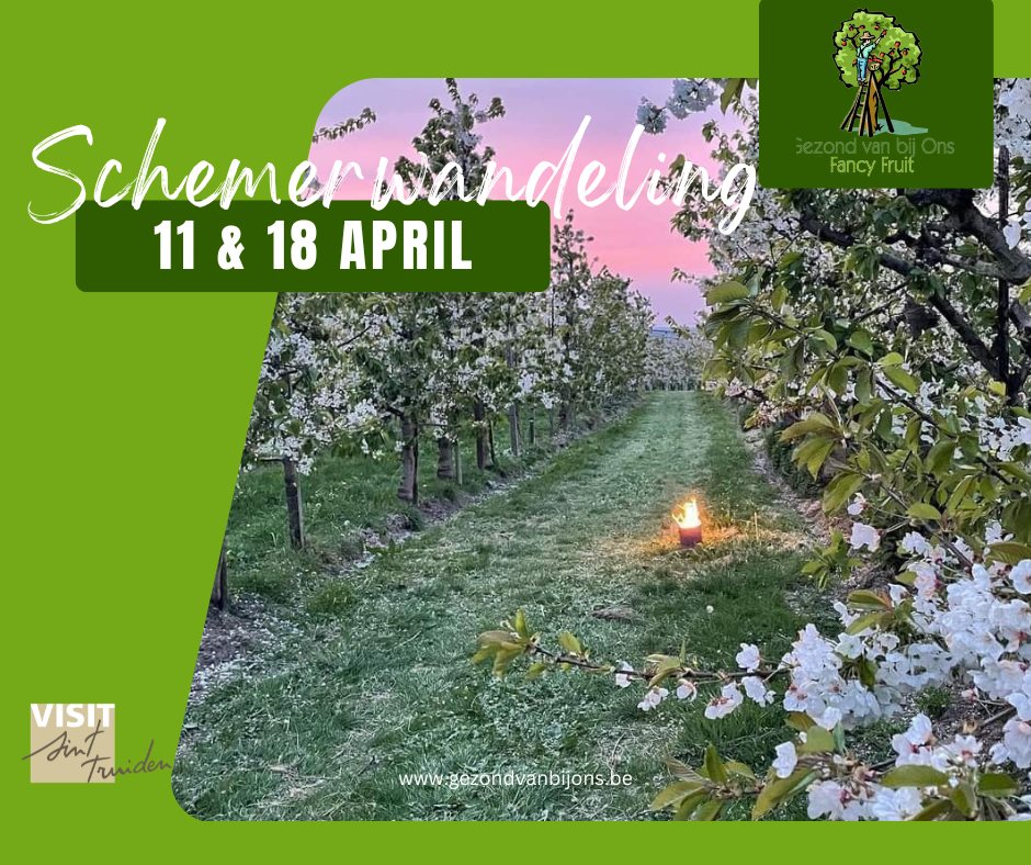 Schemerwandeling Gezond van bij Ons