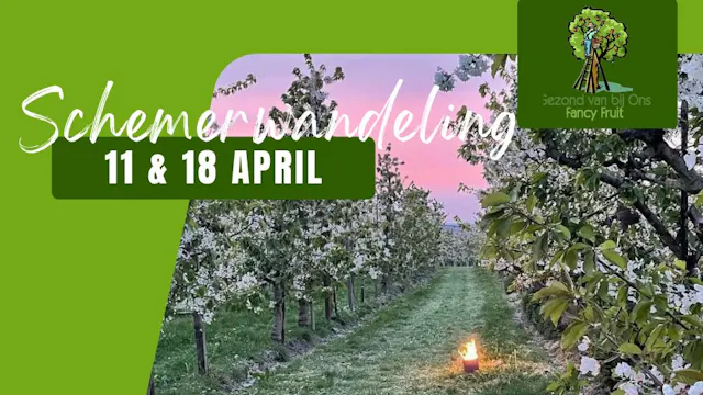 Schemerwandeling Gezond van bij Ons