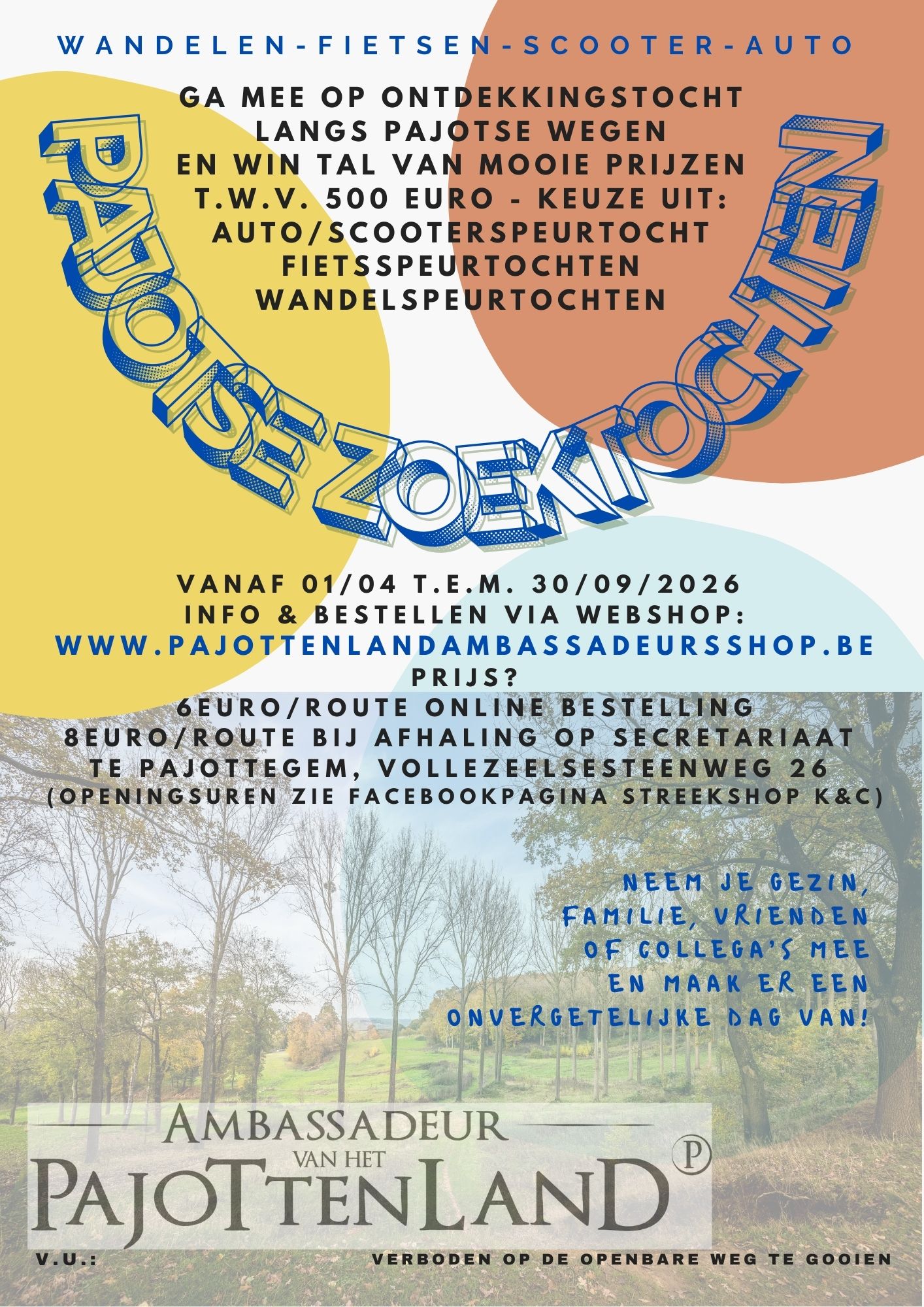 Pajotse speurtochten 2026