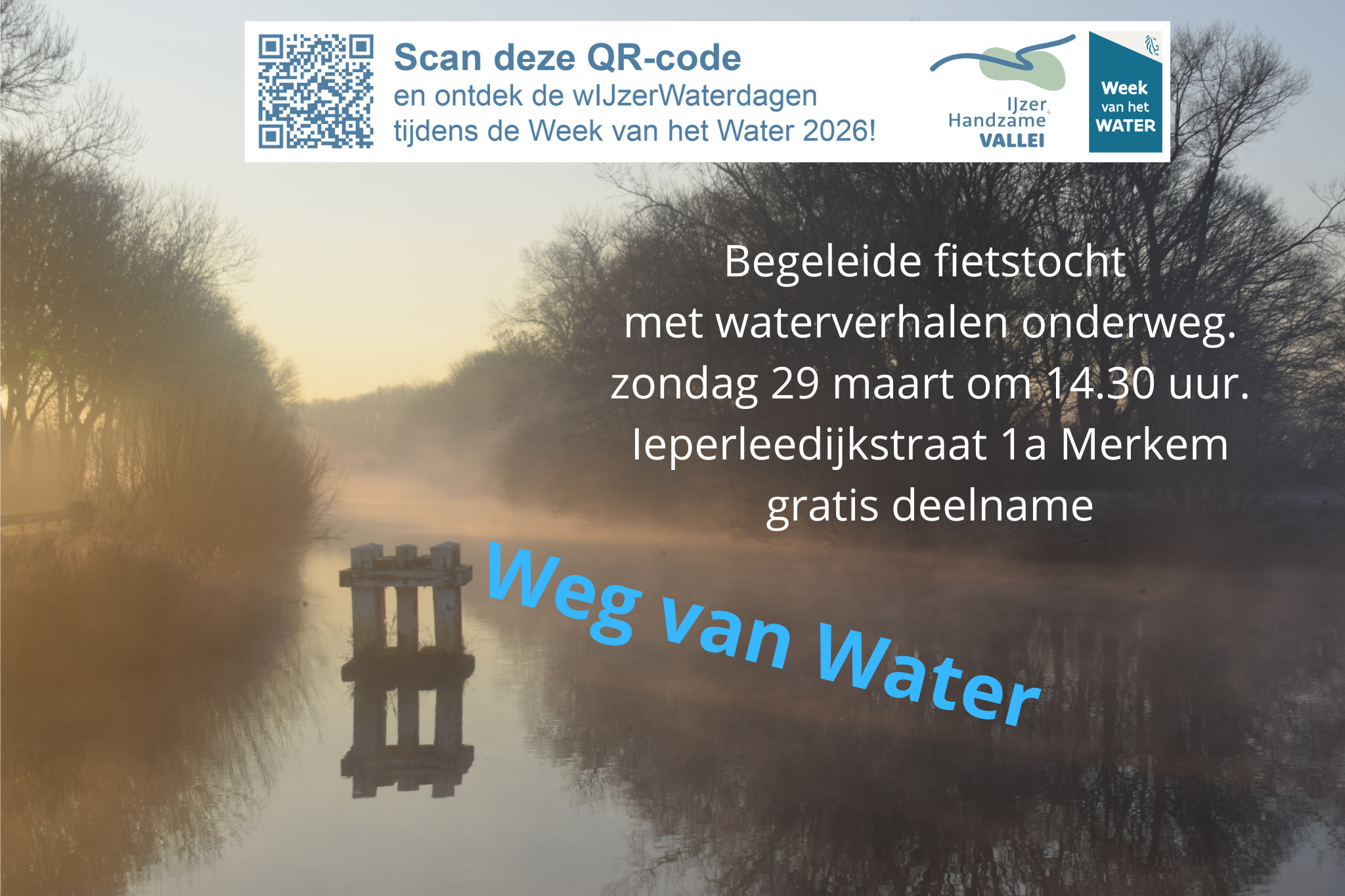 Weg van water