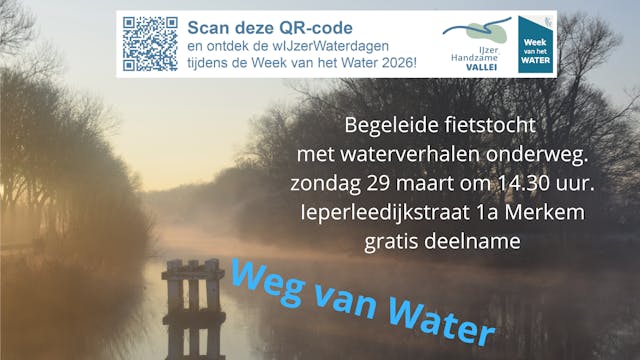 Weg van water