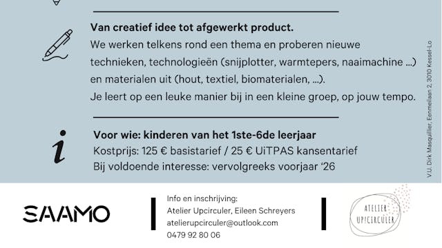 Jonge makers flyer