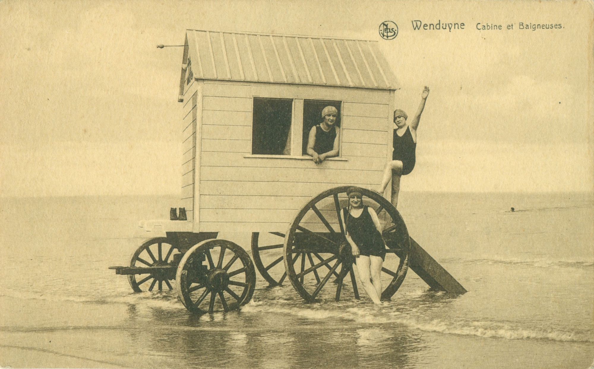 Strandbeleving Wenduine anno 1900