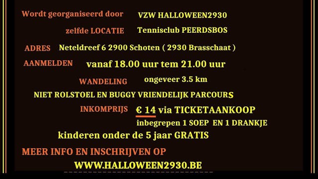 Halloweenwandeling 2025 (Brasschaat)