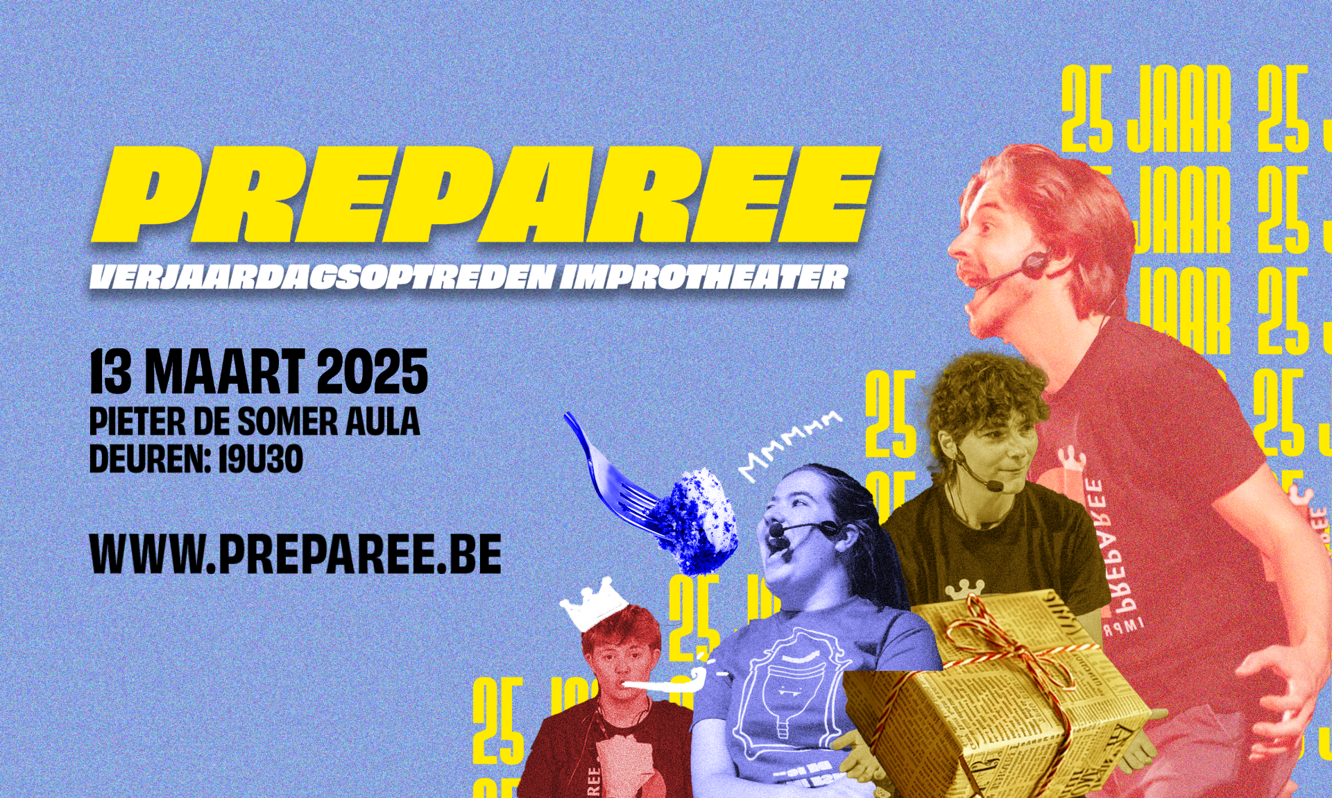 Preparee 25 Jaar Banner