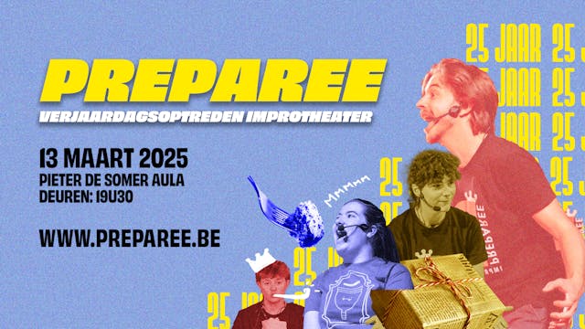 Preparee 25 Jaar Banner
