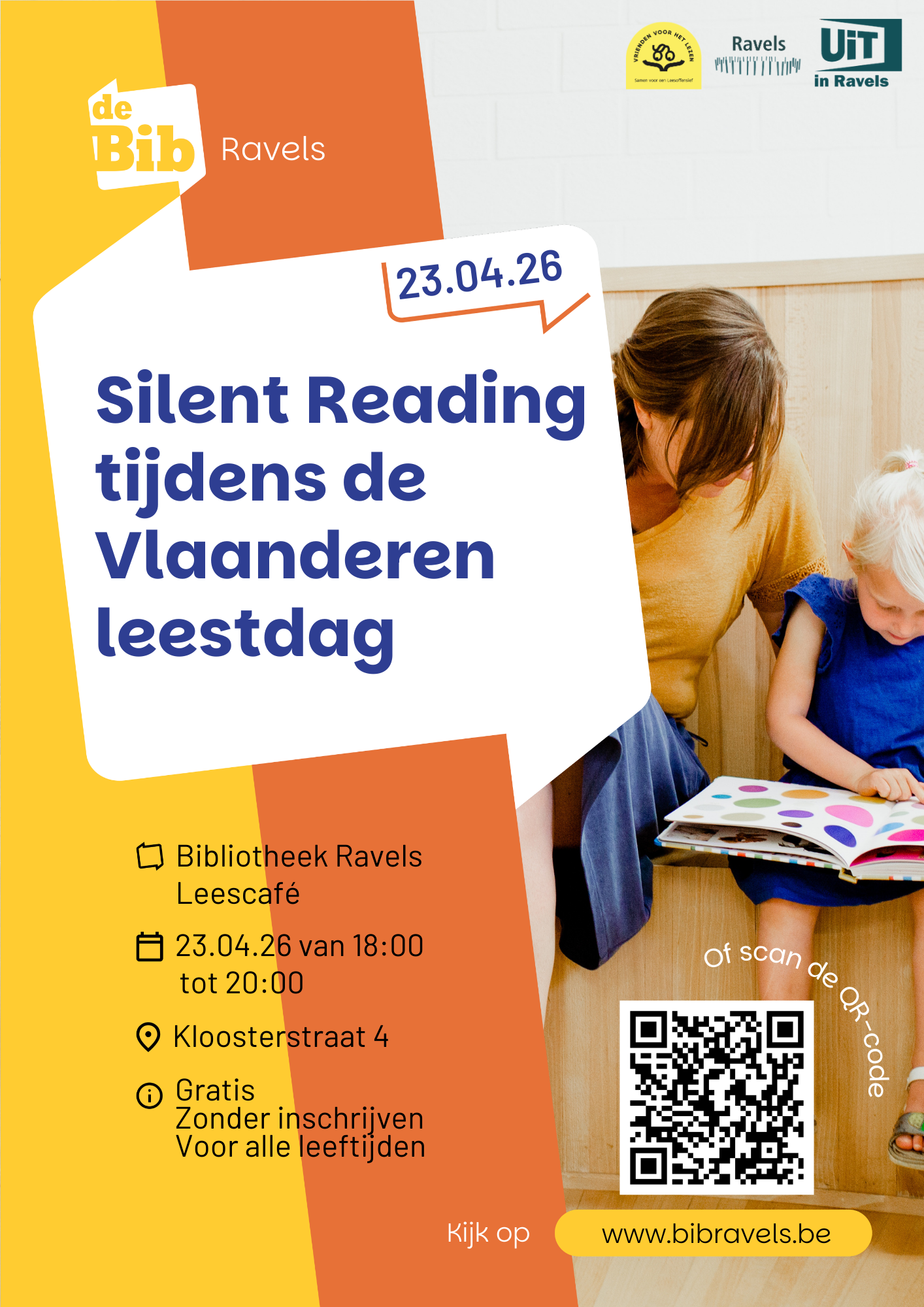 Silent Reading tijdens de Vlaanderenleestdag