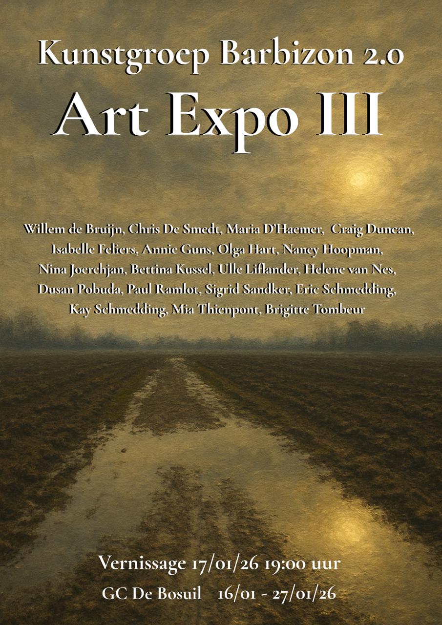 Poster Kunstgroep Barbizon 2.0 tentoonstelling 20250916