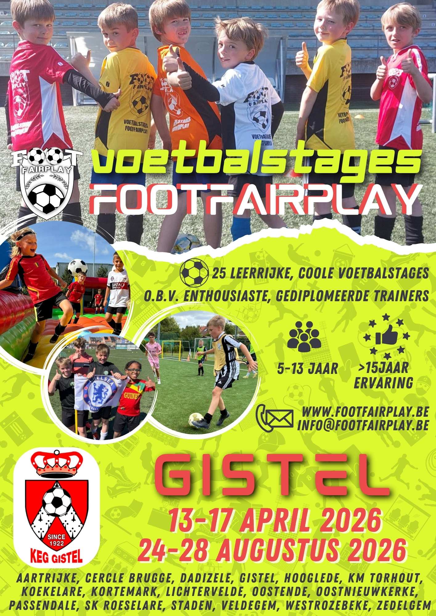 Voetbalstage KEG Gistel 2026