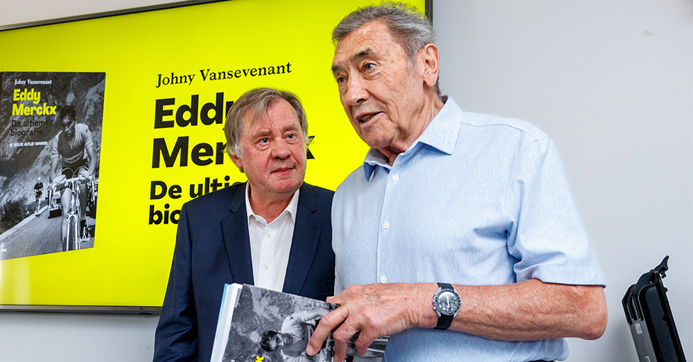 Johny Vansevenant en Eddy Merckx