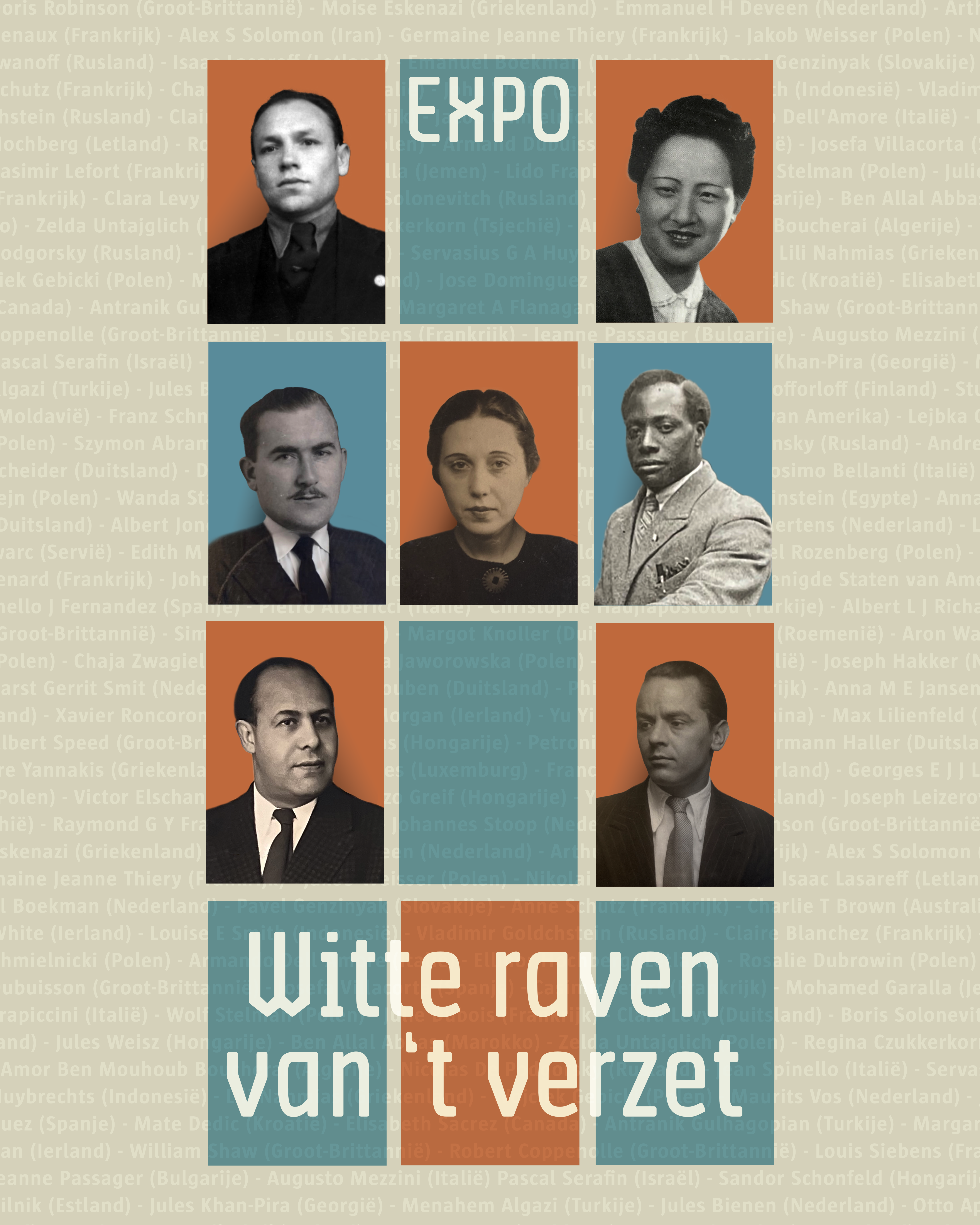 Campagnebeeld 'Witte raven van 't verzet'