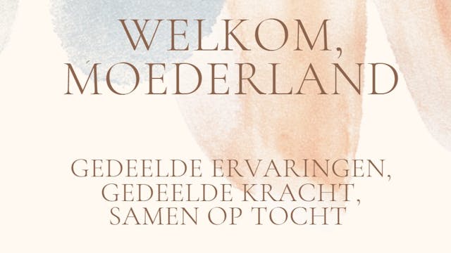 welkom, moederland