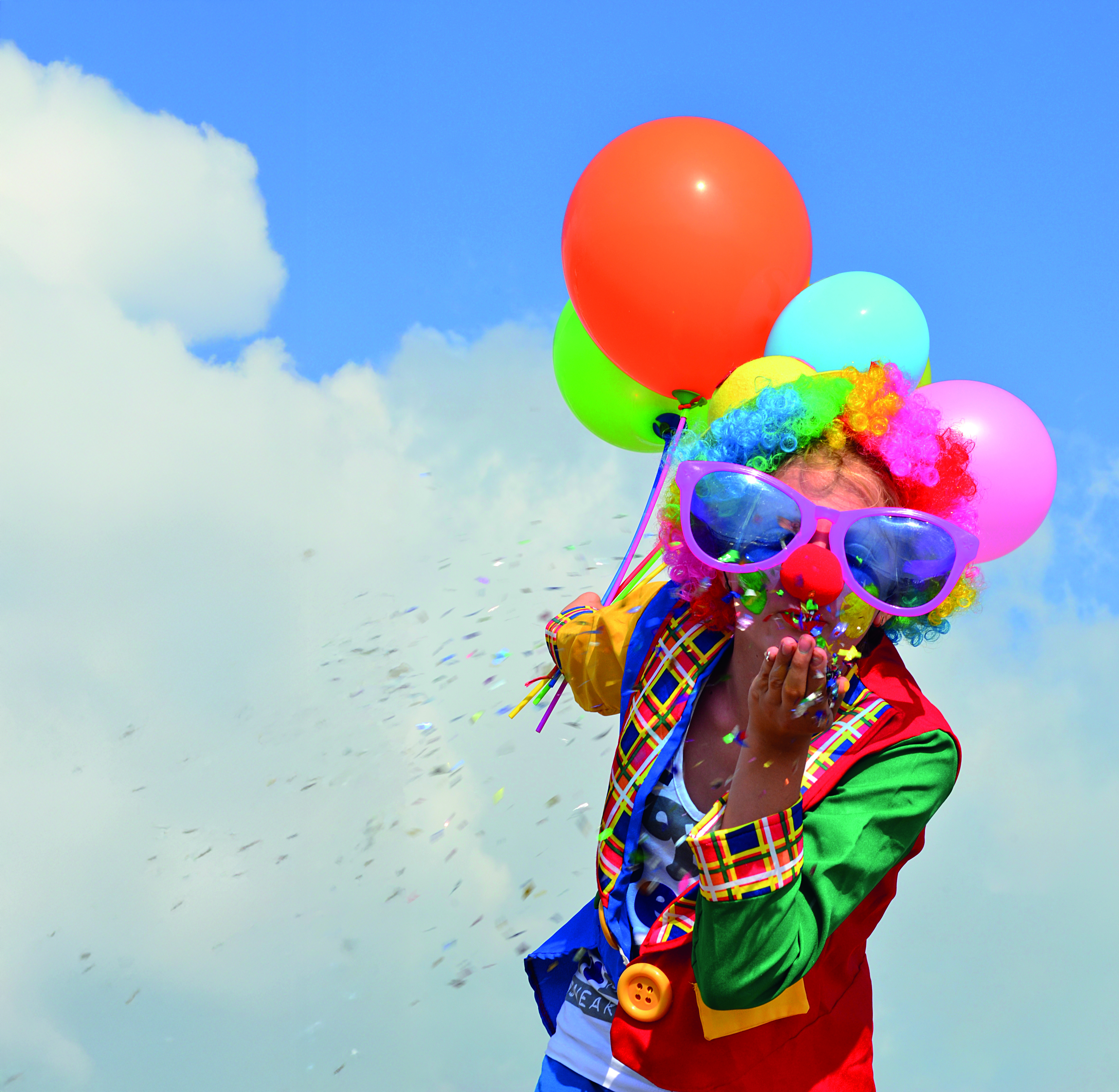 Clown met ballonnen 