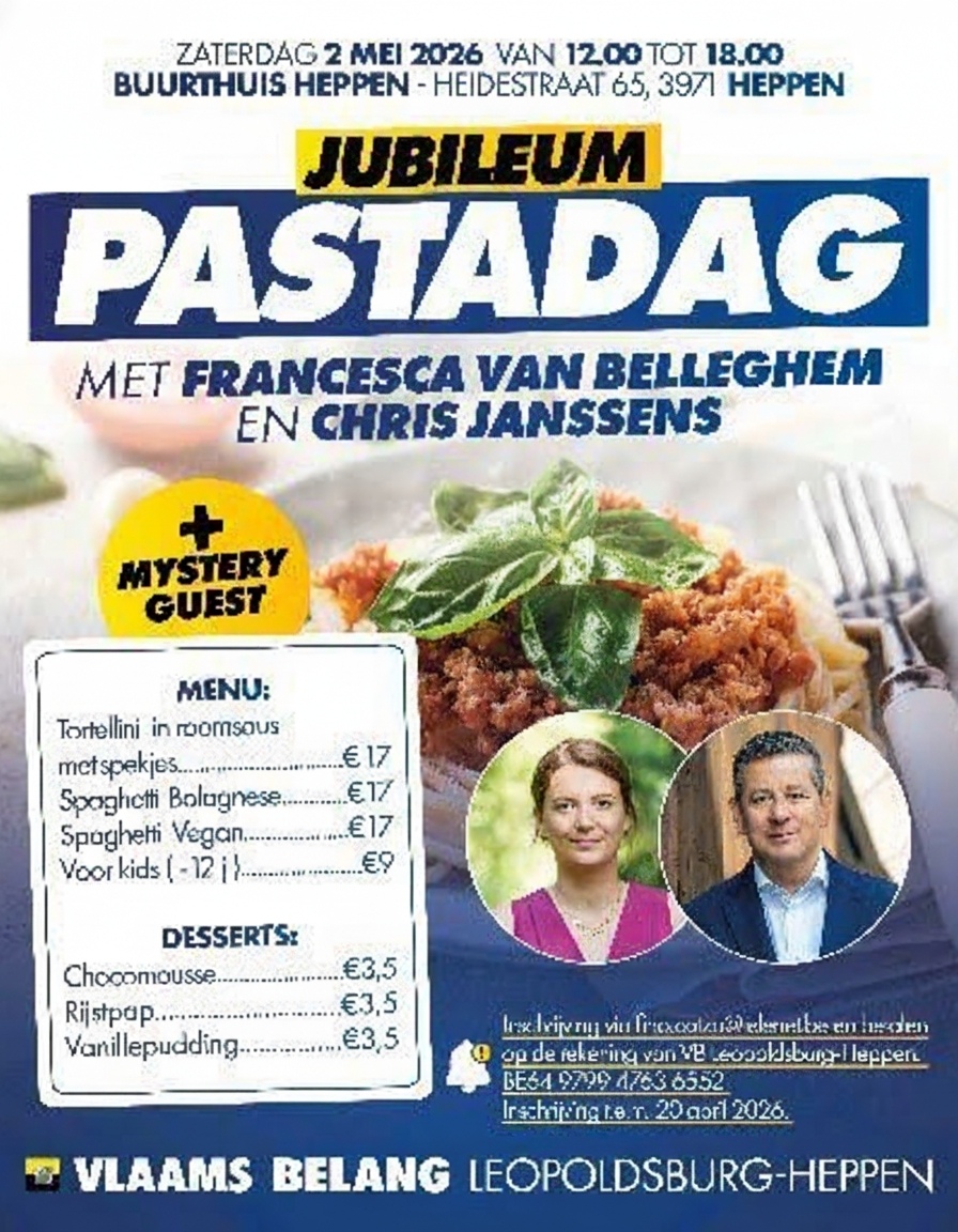 Jubileum  Pastadag
