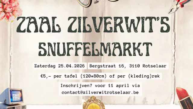 Zaal Zilverwit's Snuffelmarkt