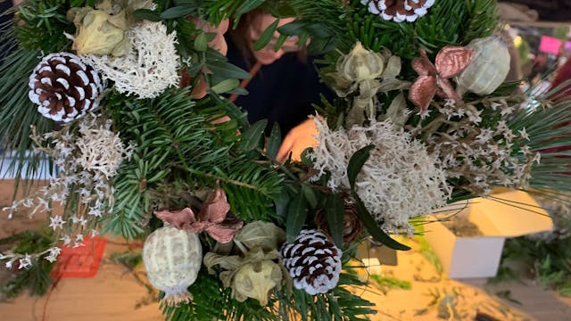 Kerstkrans workshop