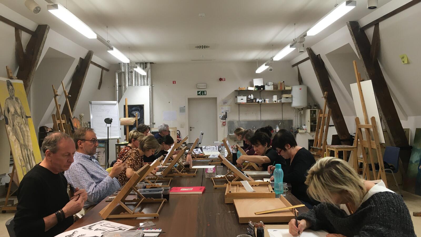 Ateliers beeldende kunst - Kunstacademie Geraardsbergen