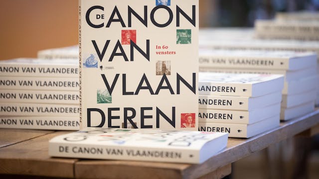 foto van de boeken : De Canon van Vlaanderen