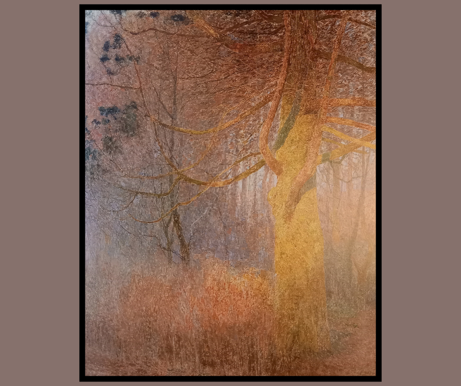 Herfsttafereel door Emile Claus