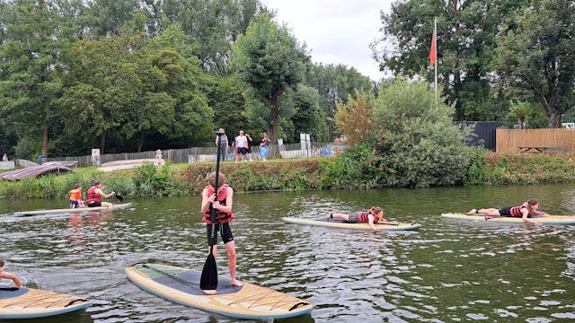 Initiatie Sup in domein De Gavers in Geraardsbergen