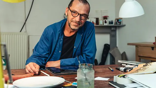 Workshop met illustrator Jan Van Lierde