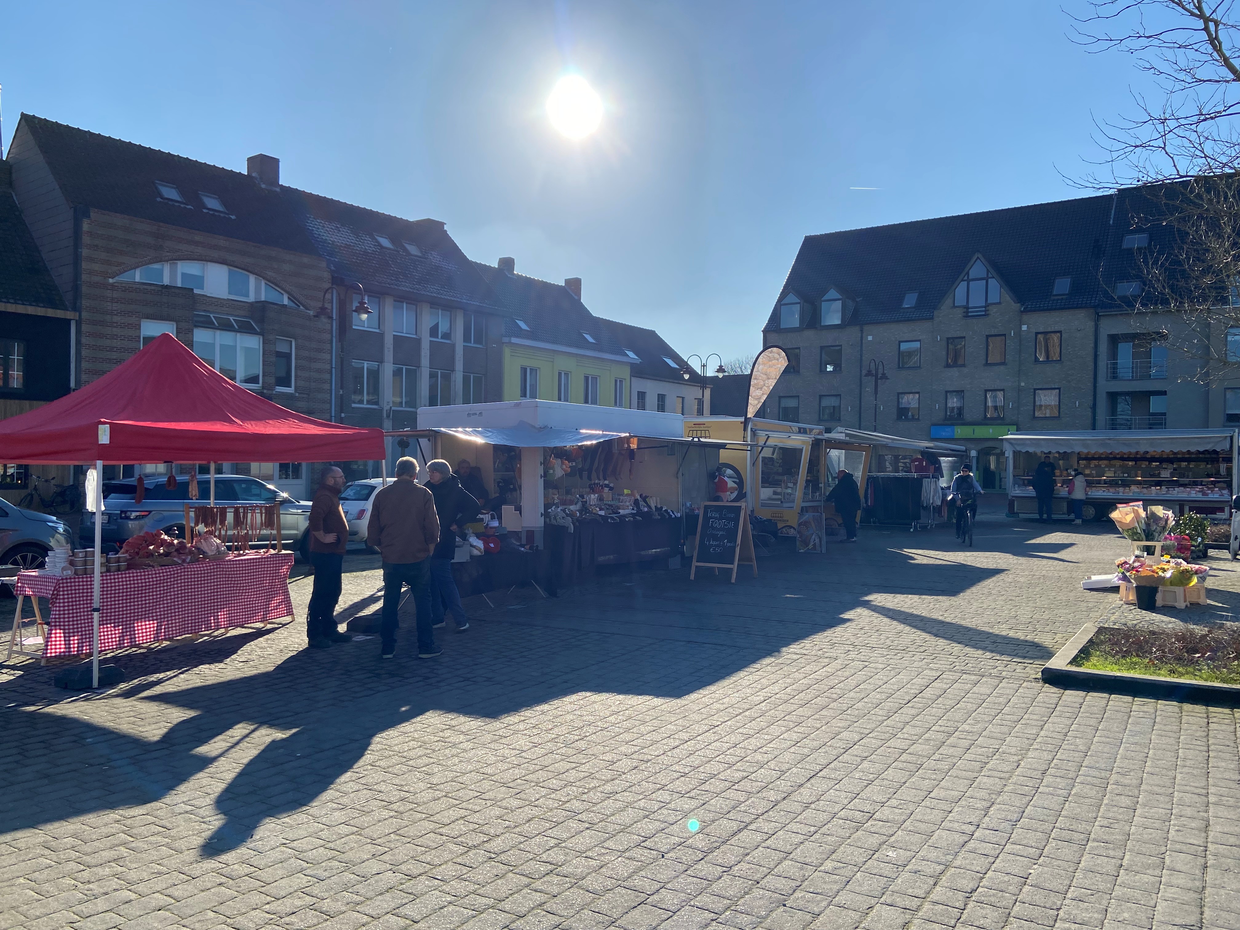 Onze wekelijkse mart op zaterdag