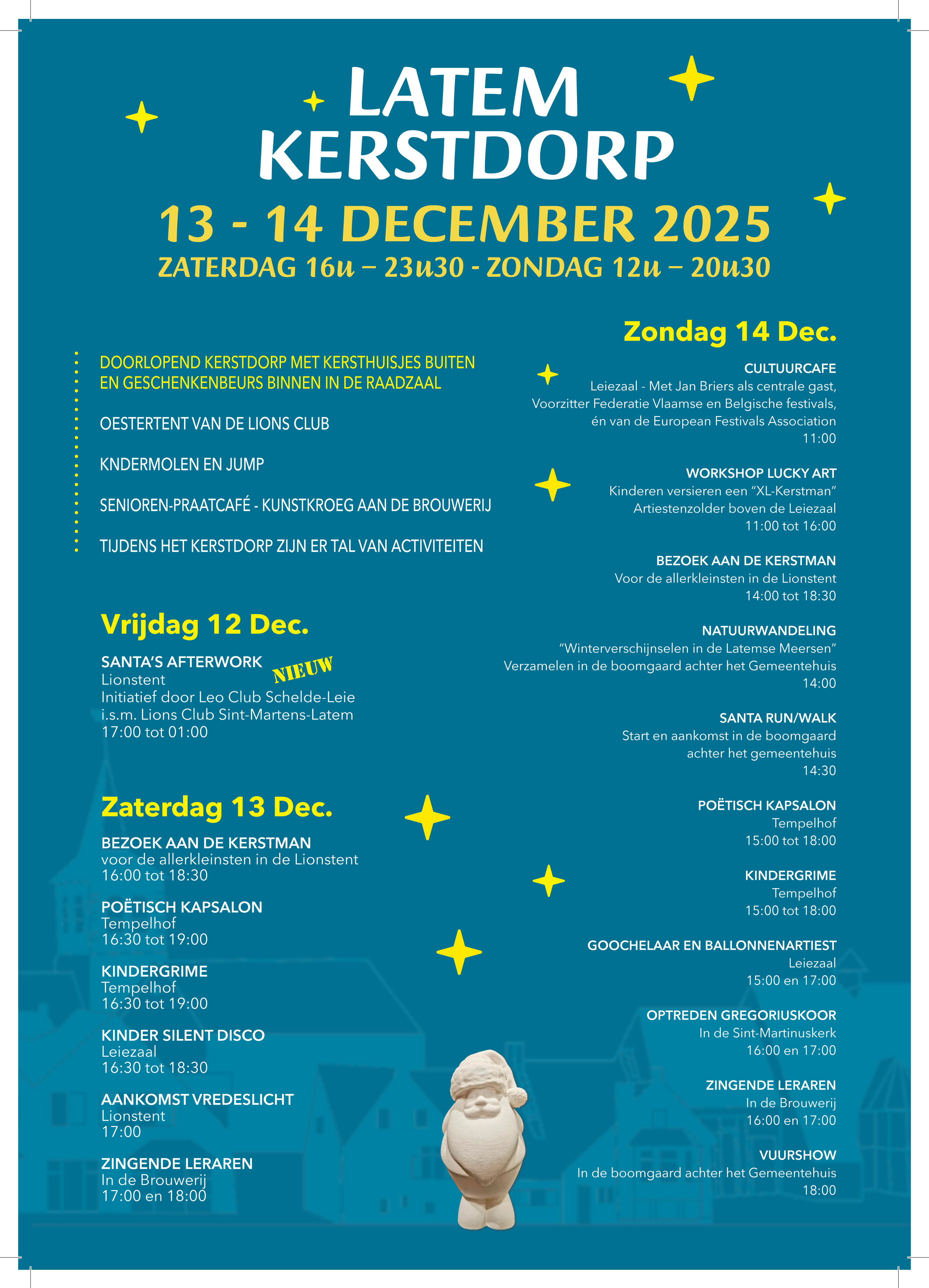 Kerstdorp Programma