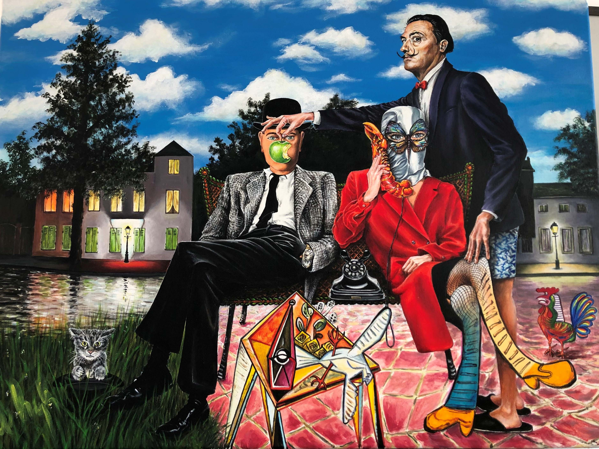 Knipoog naar kunst  Carine Demuyter