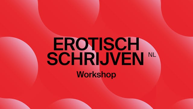 Verken hoe je erotiek kan doen leven op papier! Laat jouw woorden tintelen, vertragen, uitnodigen en verrassen in deze zinderende schrijfworkshop.