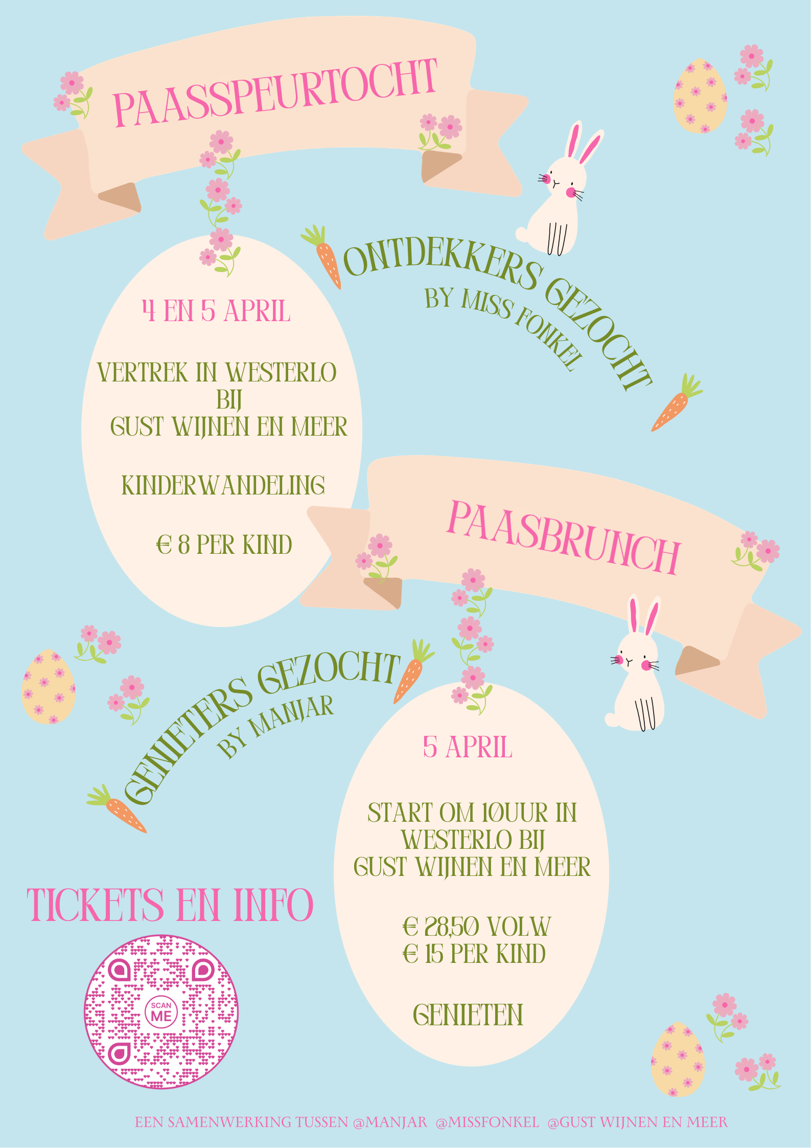 Paasspeurtocht en brunch