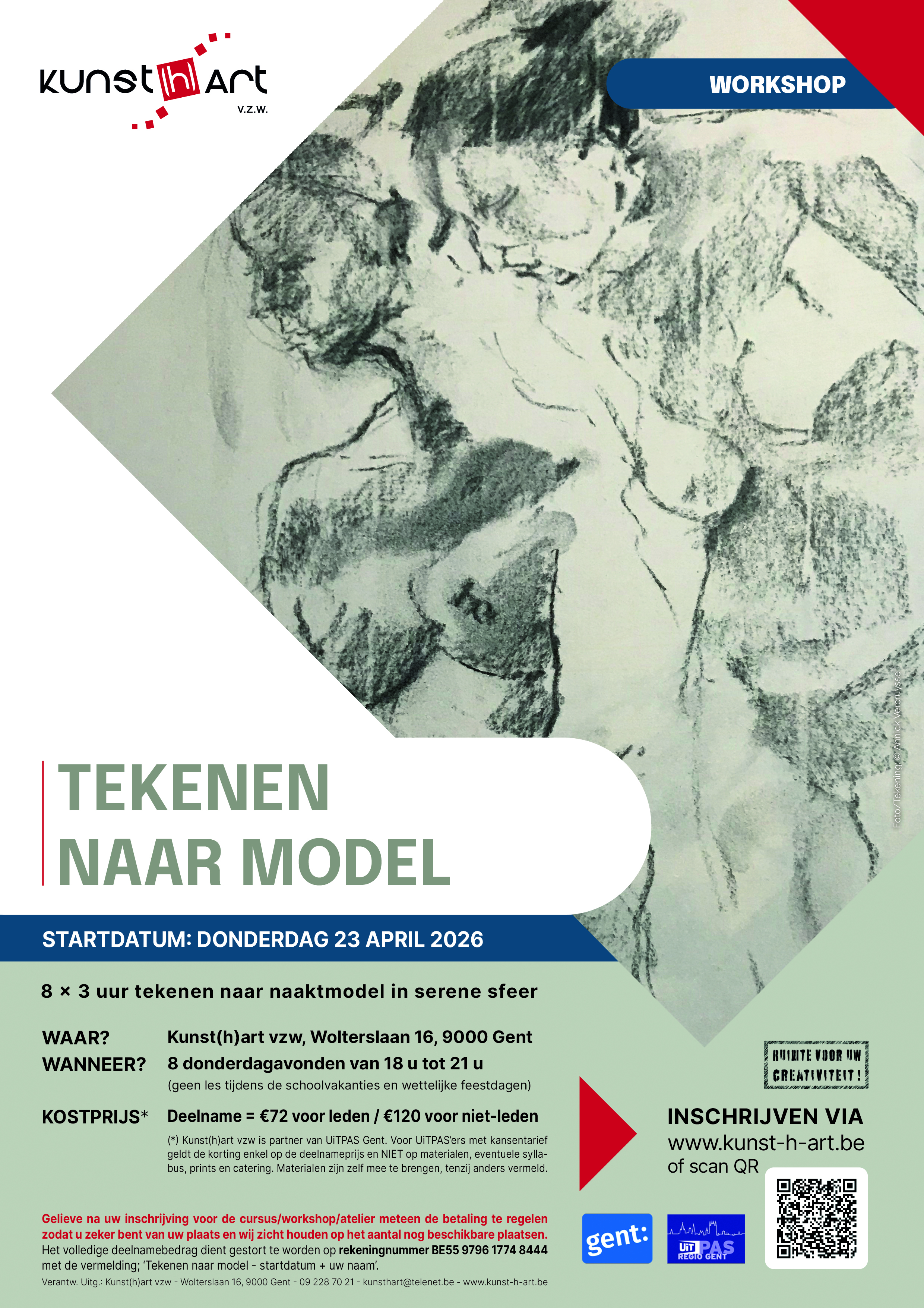 Affiche Tekenen naar Model
