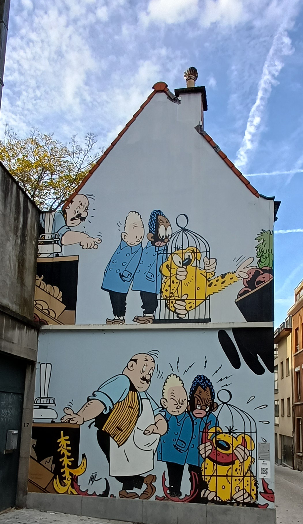 street art langs de route