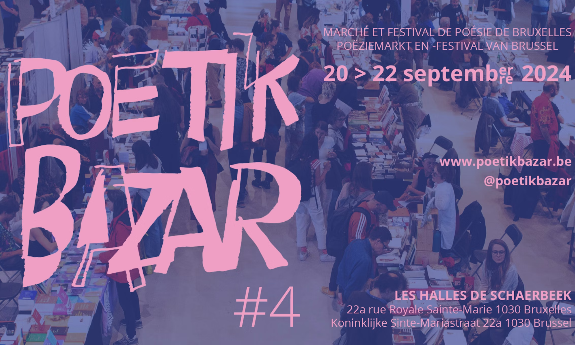 Poetik Bazar | Poëtische Wandeling: Van Muntpunt tot De Hallen