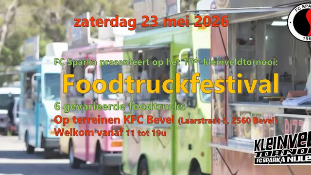 1e FOODTRUCKS @ KVT Nijlen met voetbaltornooi