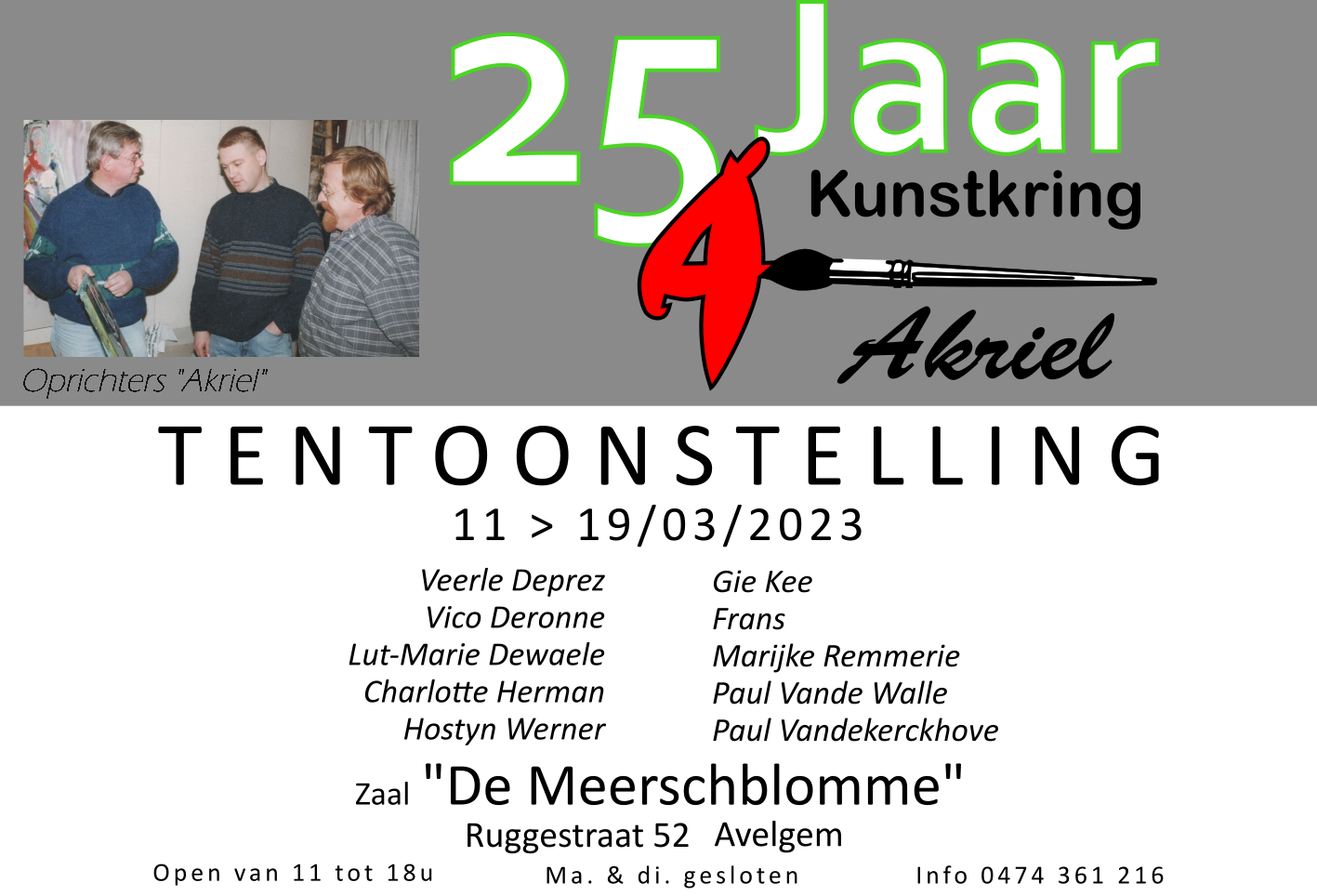 25 jaar Kunstkring Akriel in Avelgem - UiTinVlaanderen