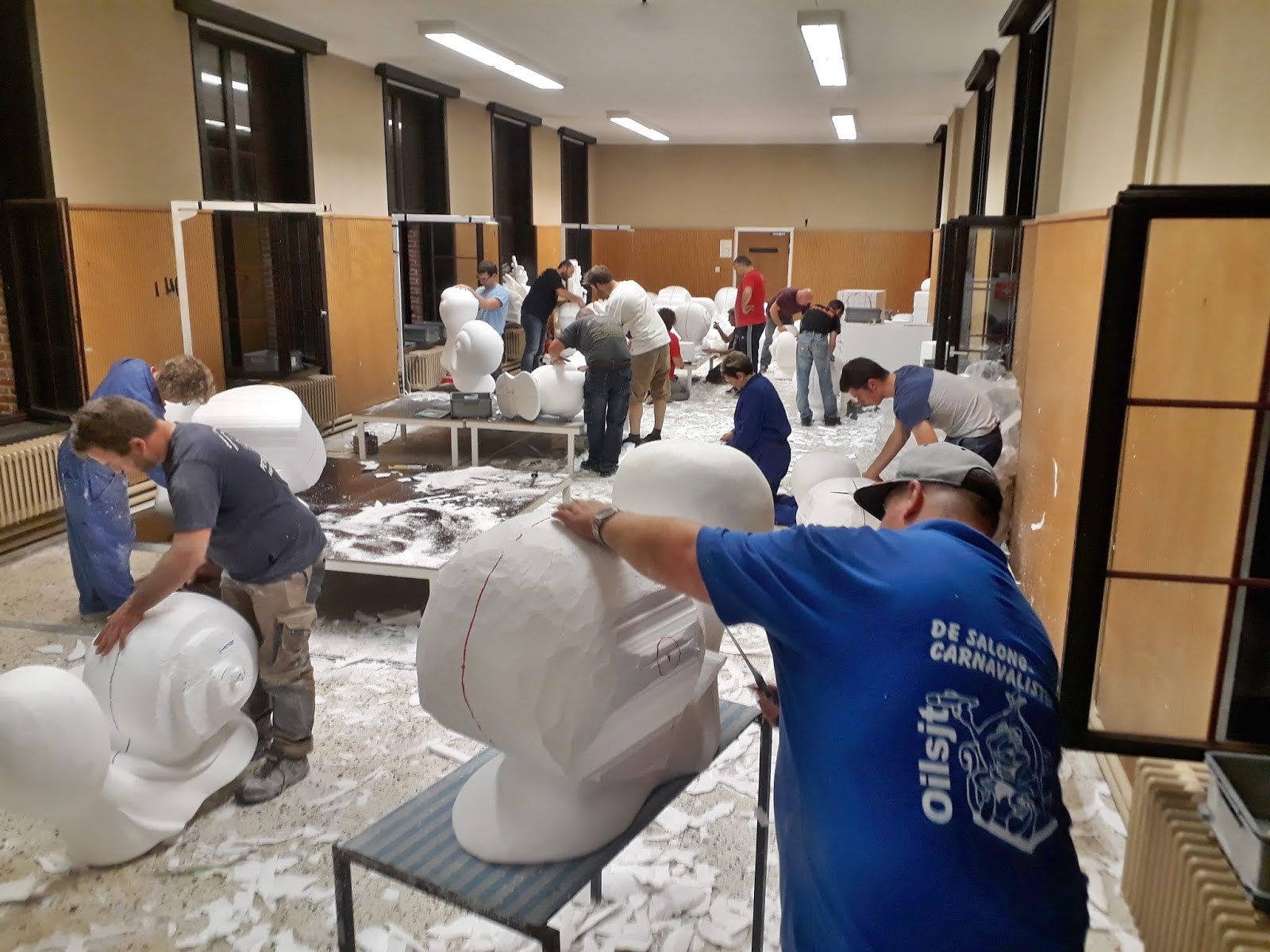 Bezoek het piepschuim-atelier