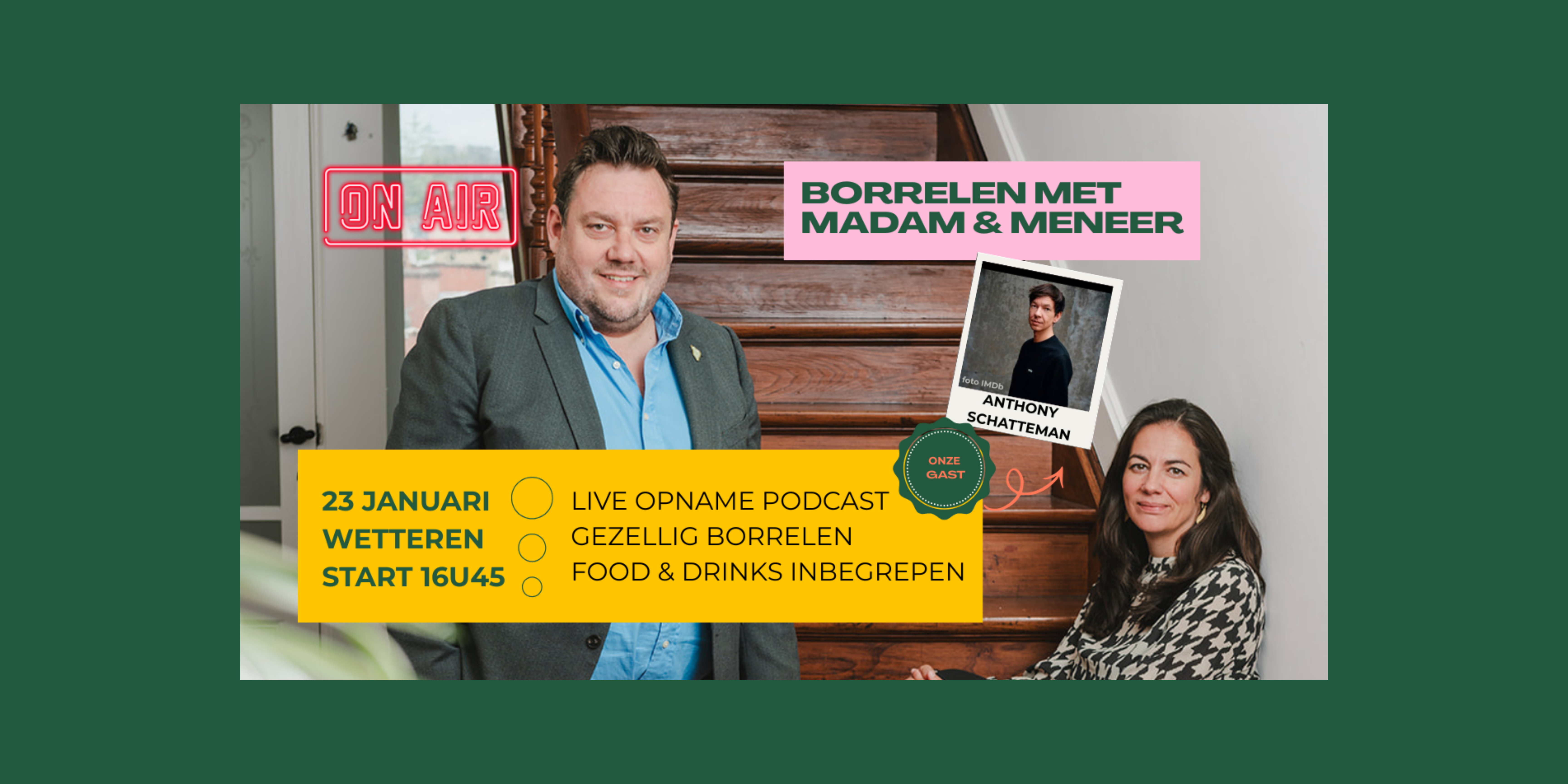 Borrelen met Mdm & Mr Company - Live podcast