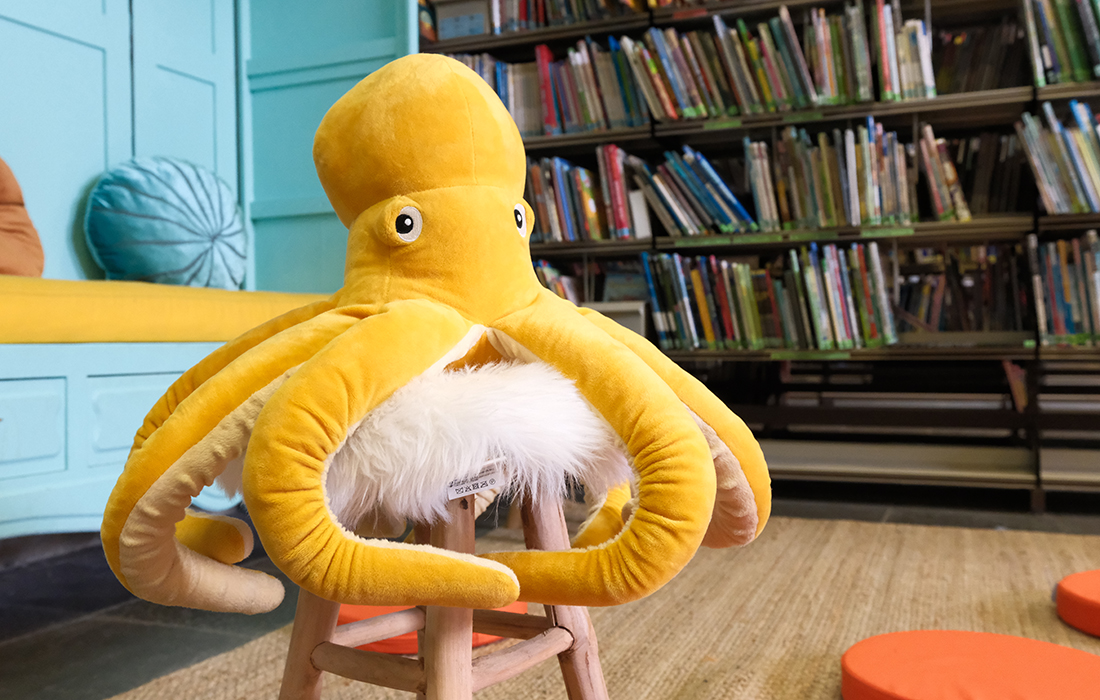 voorleesdiertje octopus