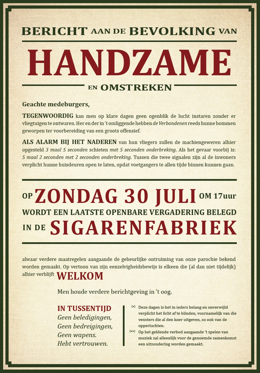 Bericht aan de Bevolking #07