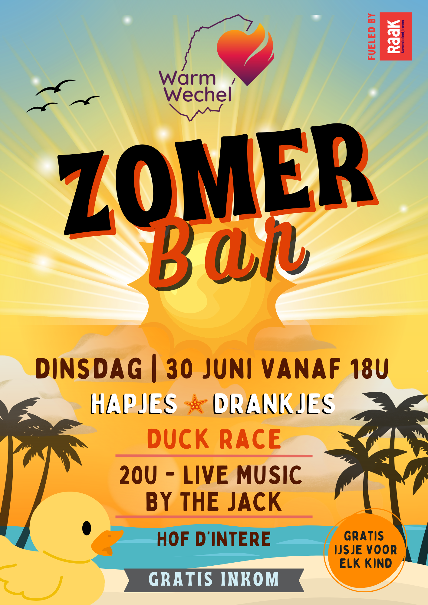 affiche zomerbar